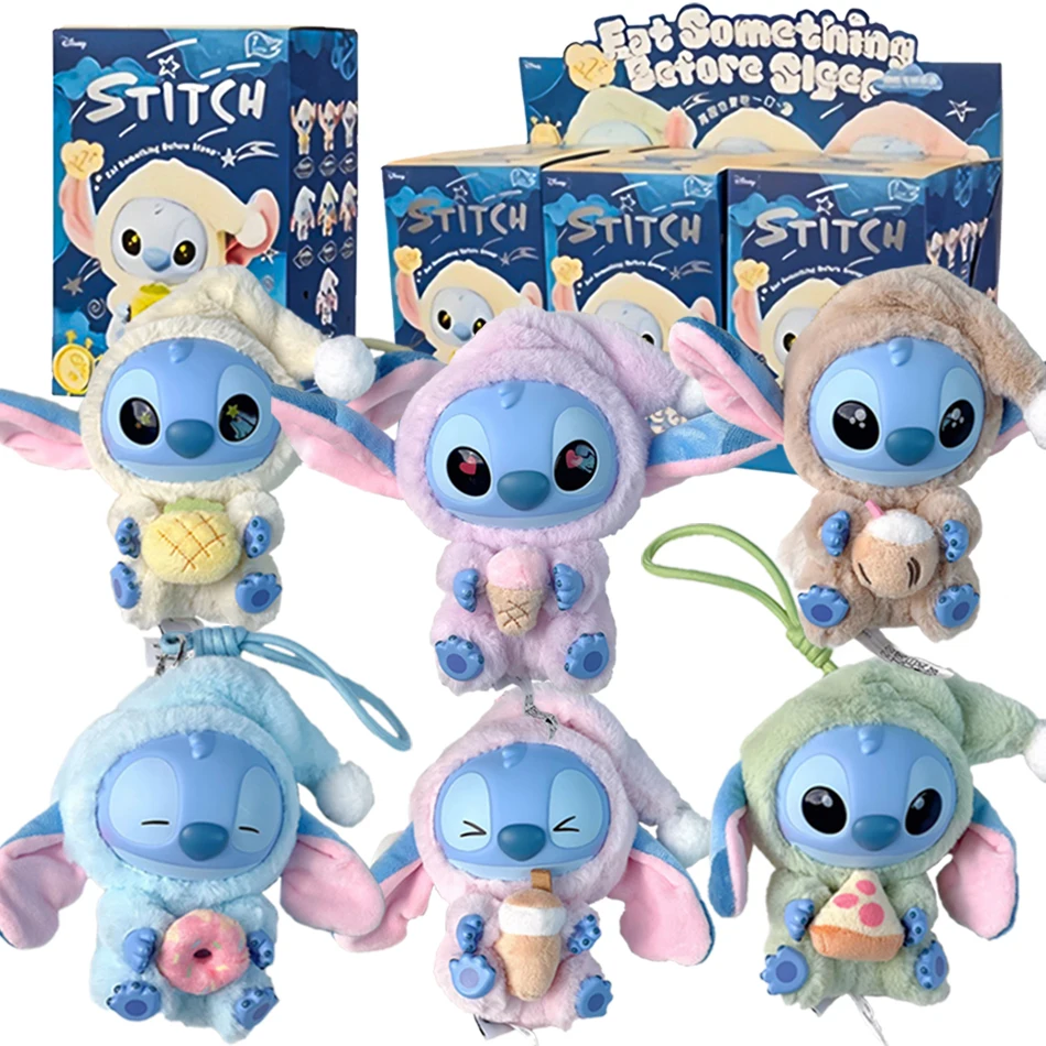 Miniso Genuine Stitch Eat Something Before Sleep Series Plush Blind Box Vinyl Toys Cute Doll Mystery Box Bag Pendant Decor Gift
Miniso Genuine Stitch Eat Something Before Sleep Series Plush Blind Box Vinyl Toys Cute Doll Mystery Box Bag Pendant Decor Gift