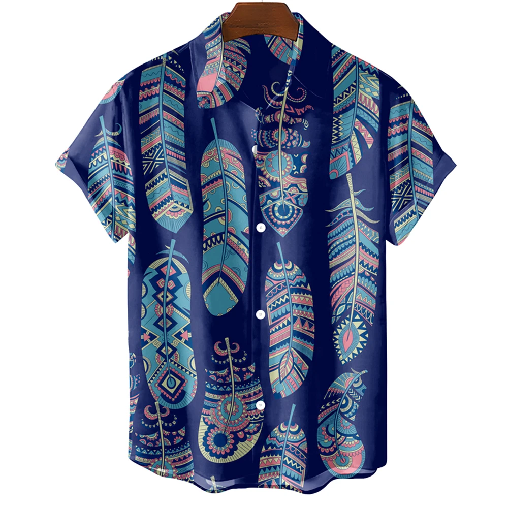 Men's Shirts 3D Print Beautiful Feather Graphics Fashion Button Short Sleeve Lapel Streetwear Hawaiian Shirts for men Summer
Men's Shirts 3D Print Beautiful Feather Graphics Fashion Button Short Sleeve Lapel Streetwear Hawaiian Shirts for men Summer