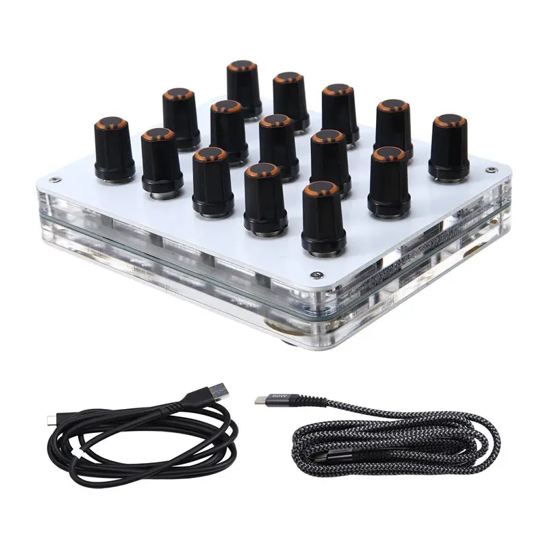 ABGH-Volume Control, Custom CC Information Knobs(15), USB-C Interface, Music Host Software, MIDI Controller Included
ABGH-Volume Control, Custom CC Information Knobs(15), USB-C Interface, Music Host Software, MIDI Controller Included