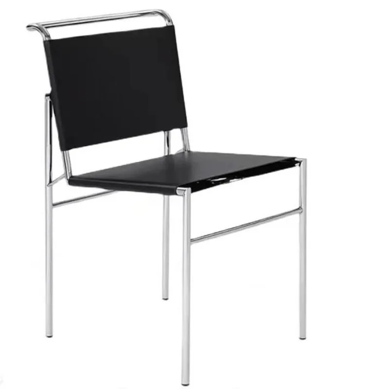 Chair saddle leather antique dining chair, light luxury household high-grade stainless steel dining chair
Chair saddle leather antique dining chair, light luxury household high-grade stainless steel dining chair