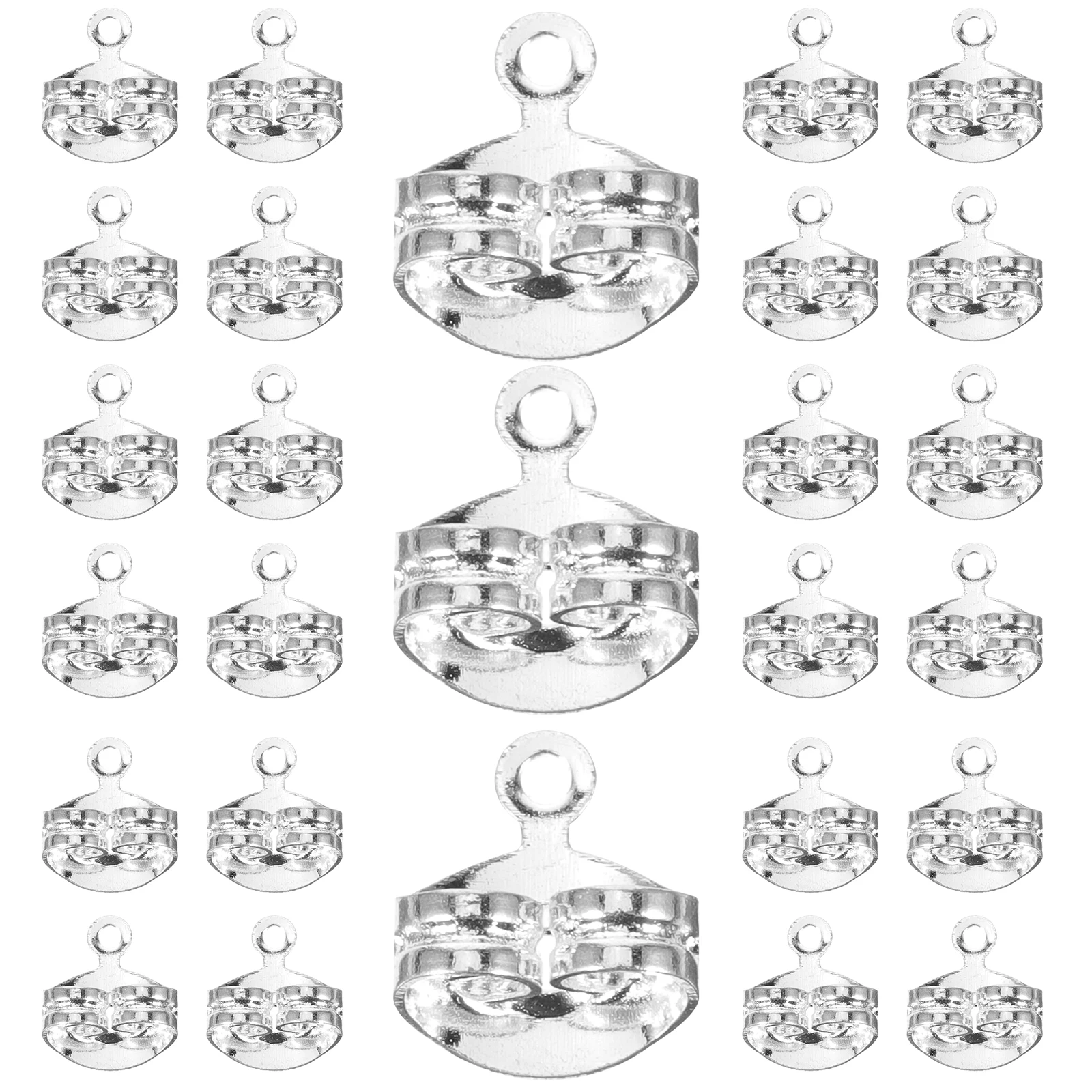 100pcs Earring Backs Heavy Earring Replacement DIY Jewelry Findings Silver Protective Locking Plug Stopper Accessories
100pcs Earring Backs Heavy Earring Replacement DIY Jewelry Findings Silver Protective Locking Plug Stopper Accessories