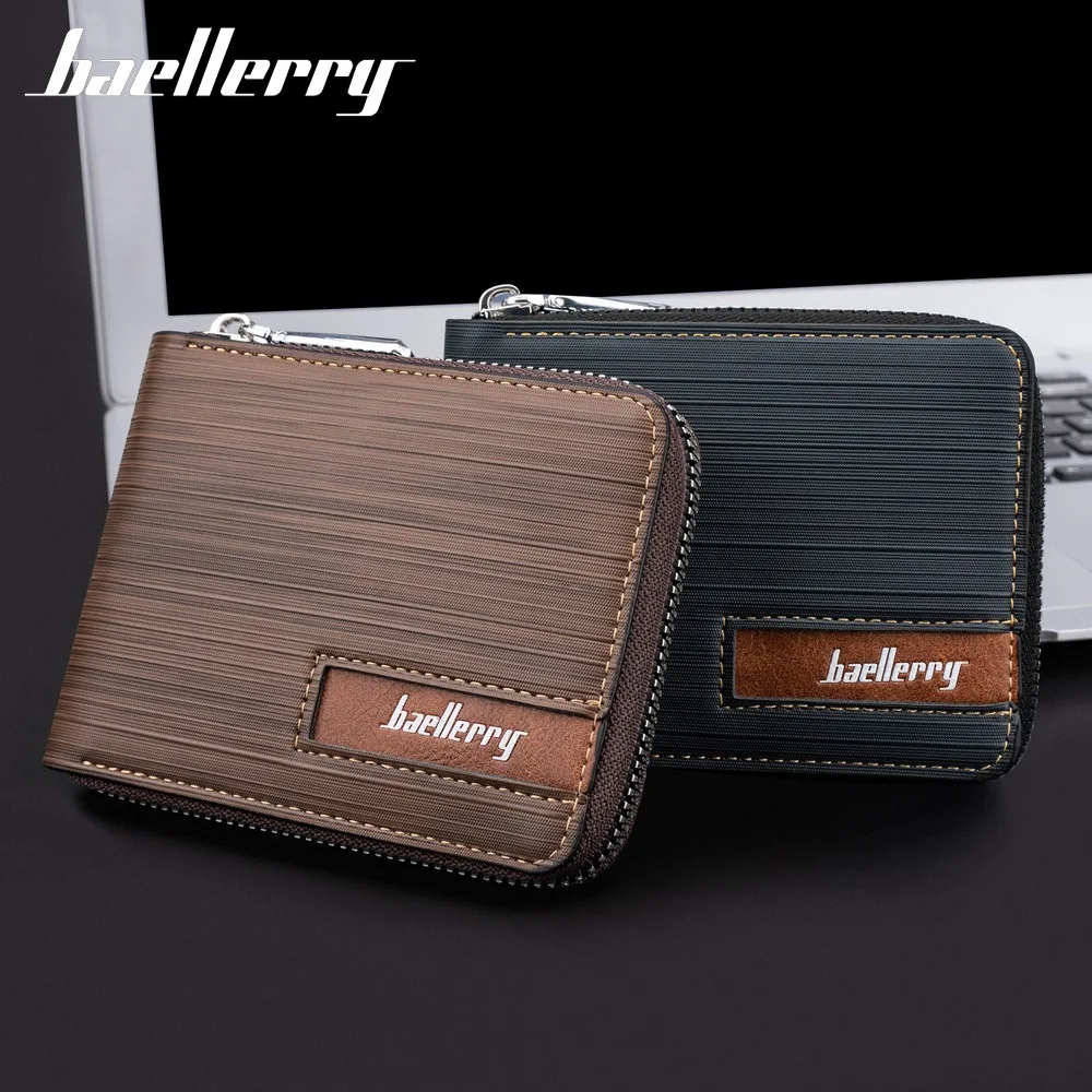 Мужской кошелек Baellerry из искусственной кожи, 2 цвета (кофейный/синий), блокировка RFID, застежка-молния, несколько слотов со скрытым карманом
Мужской кошелек Baellerry из искусственной кожи, 2 цвета (кофейный/синий), блокировка RFID, застежка-молния, несколько слотов со скрытым карманом
