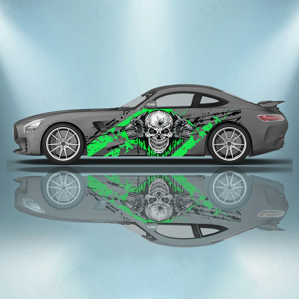 Skeleton and Two Wolf Heads with Splash; Full Body Decal Decoration Covering Scratches; Car Sticker Waterproof. Car Vinyl Wraps
Skeleton and Two Wolf Heads with Splash; Full Body Decal Decoration Covering Scratches; Car Sticker Waterproof. Car Vinyl Wraps