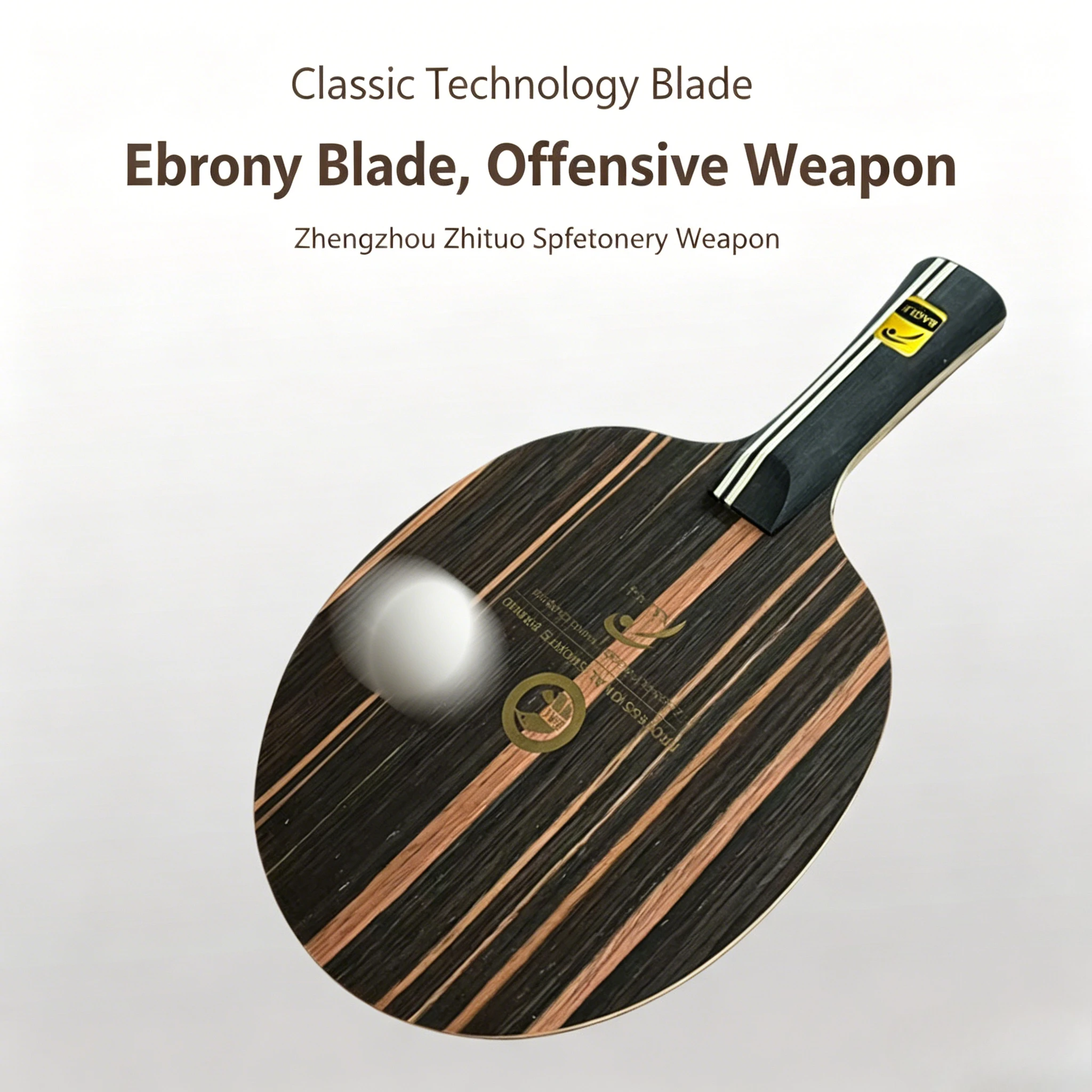 EAGLE-Z-5S 7-Ply Table Tennis Blade 5 Wood 2 Carbon Ping Pong Paddle Ebony FL/CS Offensive Type Table Tennis Racket
EAGLE-Z-5S 7-Ply Table Tennis Blade 5 Wood 2 Carbon Ping Pong Paddle Ebony FL/CS Offensive Type Table Tennis Racket