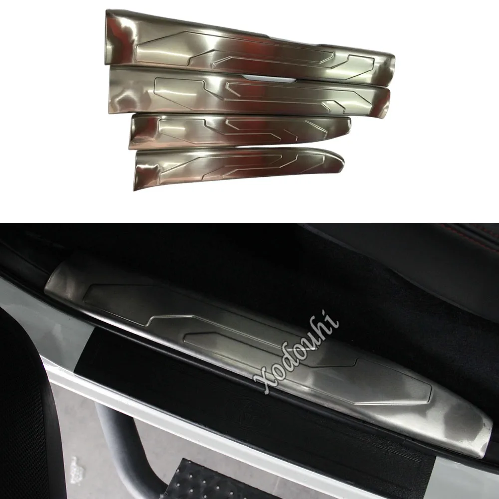 Stainless Steel Pedal Door Sill Scuff Plate Inner Threshold 4PCs For Toyota Tacoma 2015 2016 2017 2018 2019 2020 2021 2022 2023
Stainless Steel Pedal Door Sill Scuff Plate Inner Threshold 4PCs For Toyota Tacoma 2015 2016 2017 2018 2019 2020 2021 2022 2023