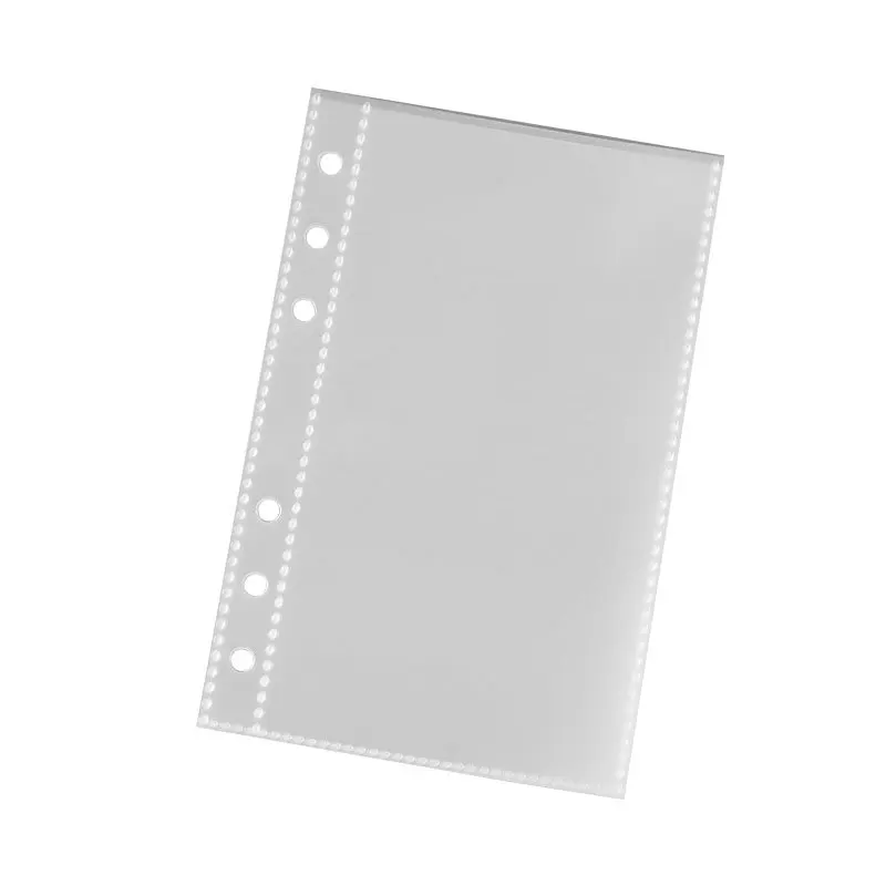 10pcs A6 6 Holes Transparent Frosted Page Protector PP Album 1/2Pocket Flipchart Card Holder Album Refill Page Top Loading Album
10pcs A6 6 Holes Transparent Frosted Page Protector PP Album 1/2Pocket Flipchart Card Holder Album Refill Page Top Loading Album