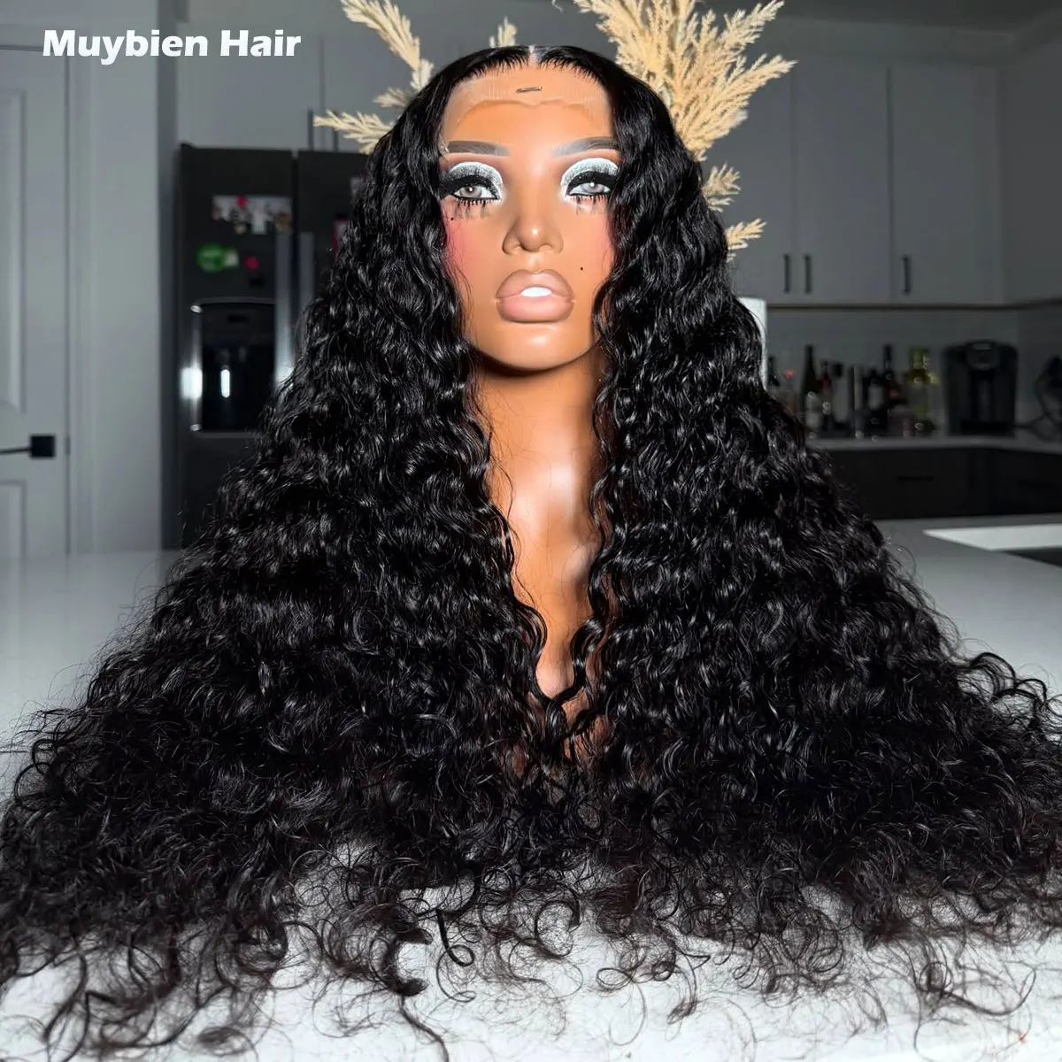 Natural Black 5by5 Closure Water Wave Glueless Wig Human Hair 360 13x6 13x4 HD Lace Frontal Wigs for Woman. Ready to Wear Wigs
Natural Black 5by5 Closure Water Wave Glueless Wig Human Hair 360 13x6 13x4 HD Lace Frontal Wigs for Woman. Ready to Wear Wigs