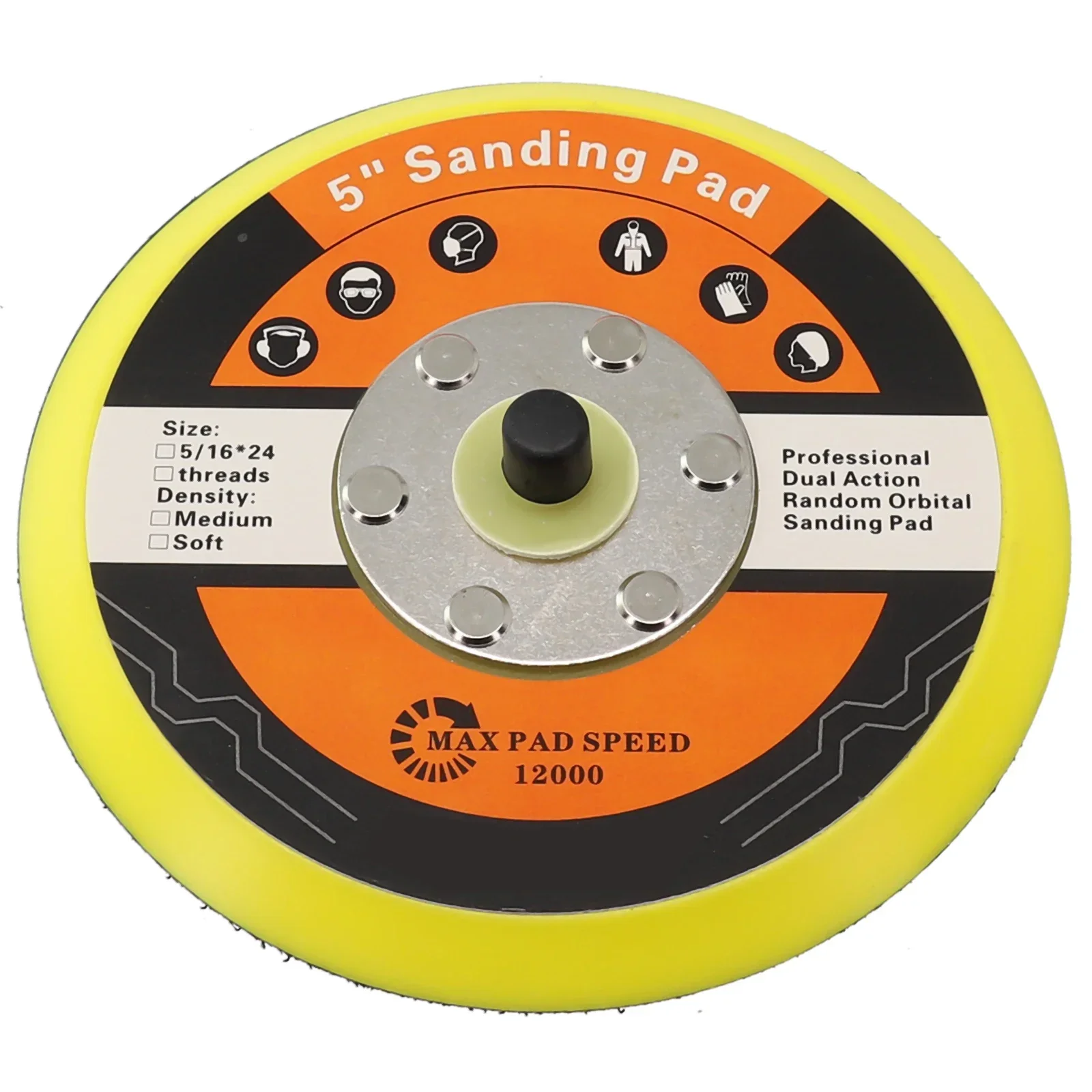 Plate Sander Backing Pad Sanding Pad 125mm Abrasive Tool For Polishing Grinding Hook And Loop PU Power Tool Accessories
Plate Sander Backing Pad Sanding Pad 125mm Abrasive Tool For Polishing Grinding Hook And Loop PU Power Tool Accessories