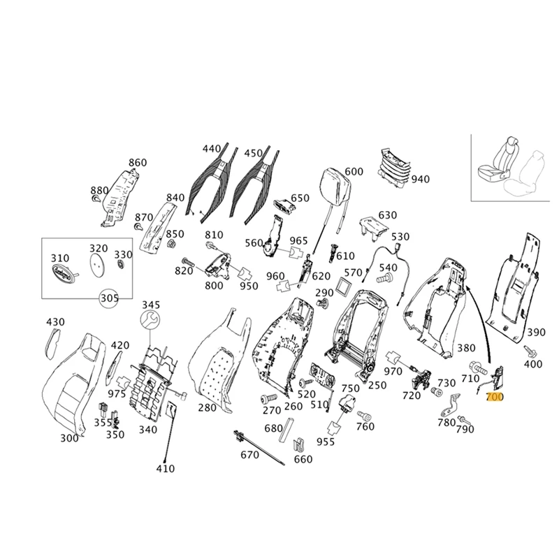 Front Seat Lock Backrest Handle Switch Trim Cover A2079108506 For Mercedes-Benz C E-Class W204 C204 W207 C207 2009-2016
Front Seat Lock Backrest Handle Switch Trim Cover A2079108506 For Mercedes-Benz C E-Class W204 C204 W207 C207 2009-2016