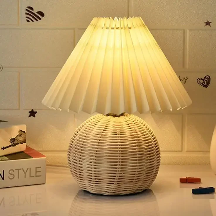 Korean Pleated Table Lamp Colored DIY Ceramic Table Lamps for Living Room Home Deco Cute Romantic Bedside Lamp
Korean Pleated Table Lamp Colored DIY Ceramic Table Lamps for Living Room Home Deco Cute Romantic Bedside Lamp