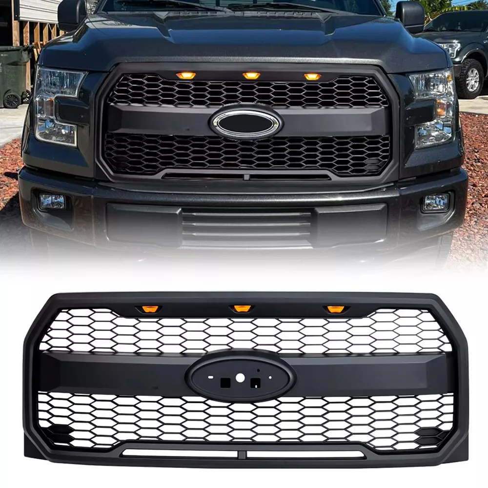 Front Honeycomb For Ford F150 2015 2016 2017 Pickup Truck Bumper Racing Grille Grills Raptor Bottom Seat Amber Matte Black
Front Honeycomb For Ford F150 2015 2016 2017 Pickup Truck Bumper Racing Grille Grills Raptor Bottom Seat Amber Matte Black