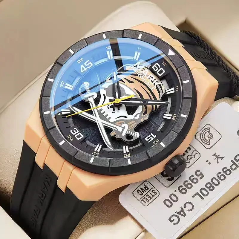 FAIRWHALE 5040 Watches For Men Sports Resin Case Silicone Strap Fashion Rotating Pirate Dial Luminous Waterproof Quartz Watches
FAIRWHALE 5040 Watches For Men Sports Resin Case Silicone Strap Fashion Rotating Pirate Dial Luminous Waterproof Quartz Watches