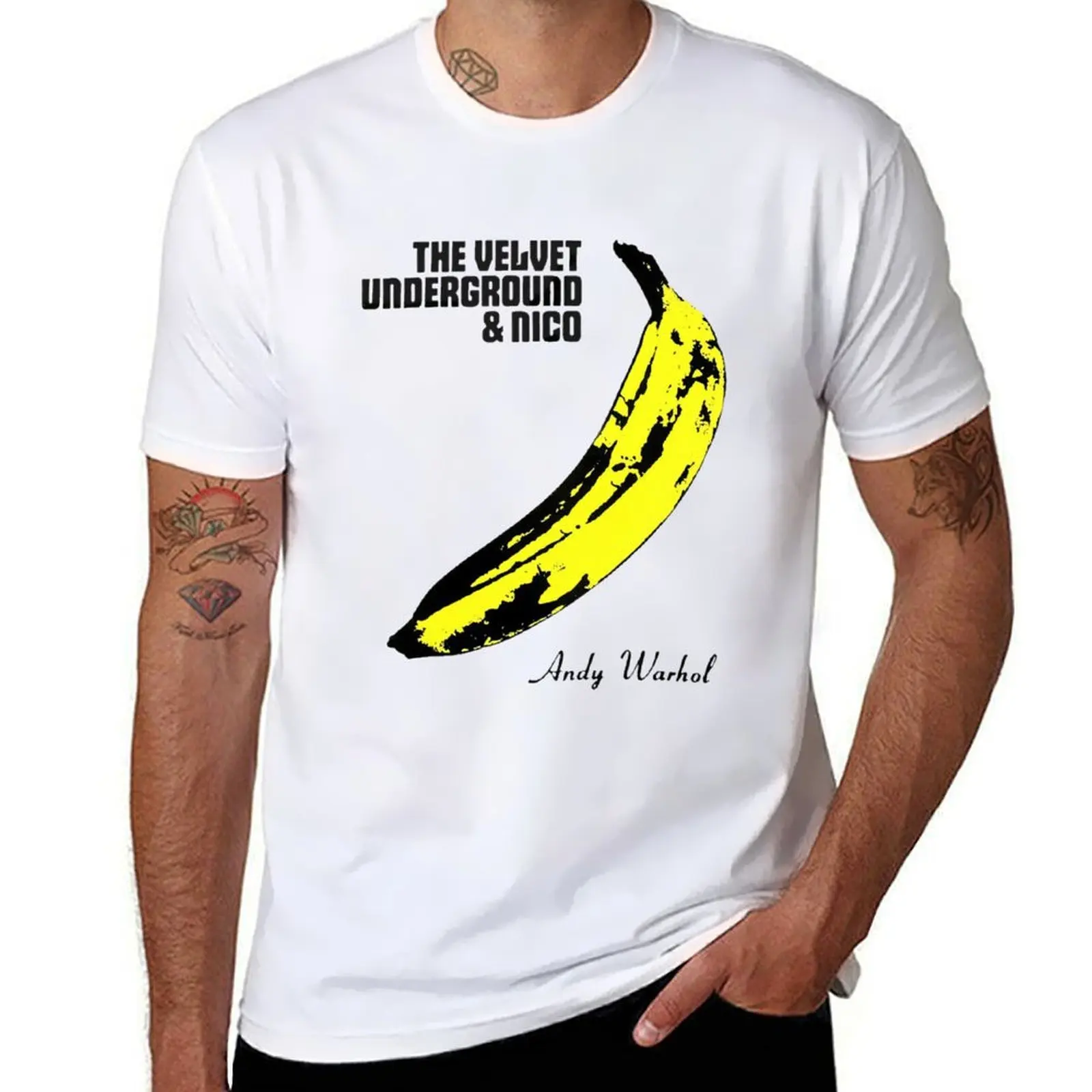 Andy Warhol velvet Underground T-Shirt man t shirt luxury cotton t shirts man 100% T-Shirt
Andy Warhol velvet Underground T-Shirt man t shirt luxury cotton t shirts man 100% T-Shirt