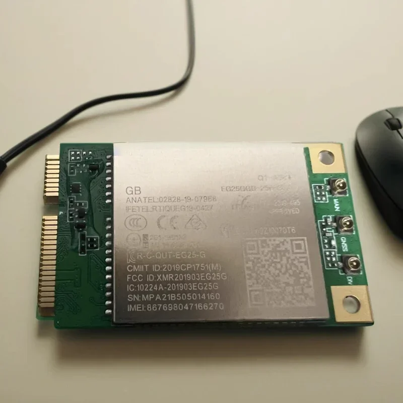 EG25-G 4G Full Netcom MINIPCIE Module - Global Universal Edition - Mobile LTE GNSS Positioning
EG25-G 4G Full Netcom MINIPCIE Module - Global Universal Edition - Mobile LTE GNSS Positioning