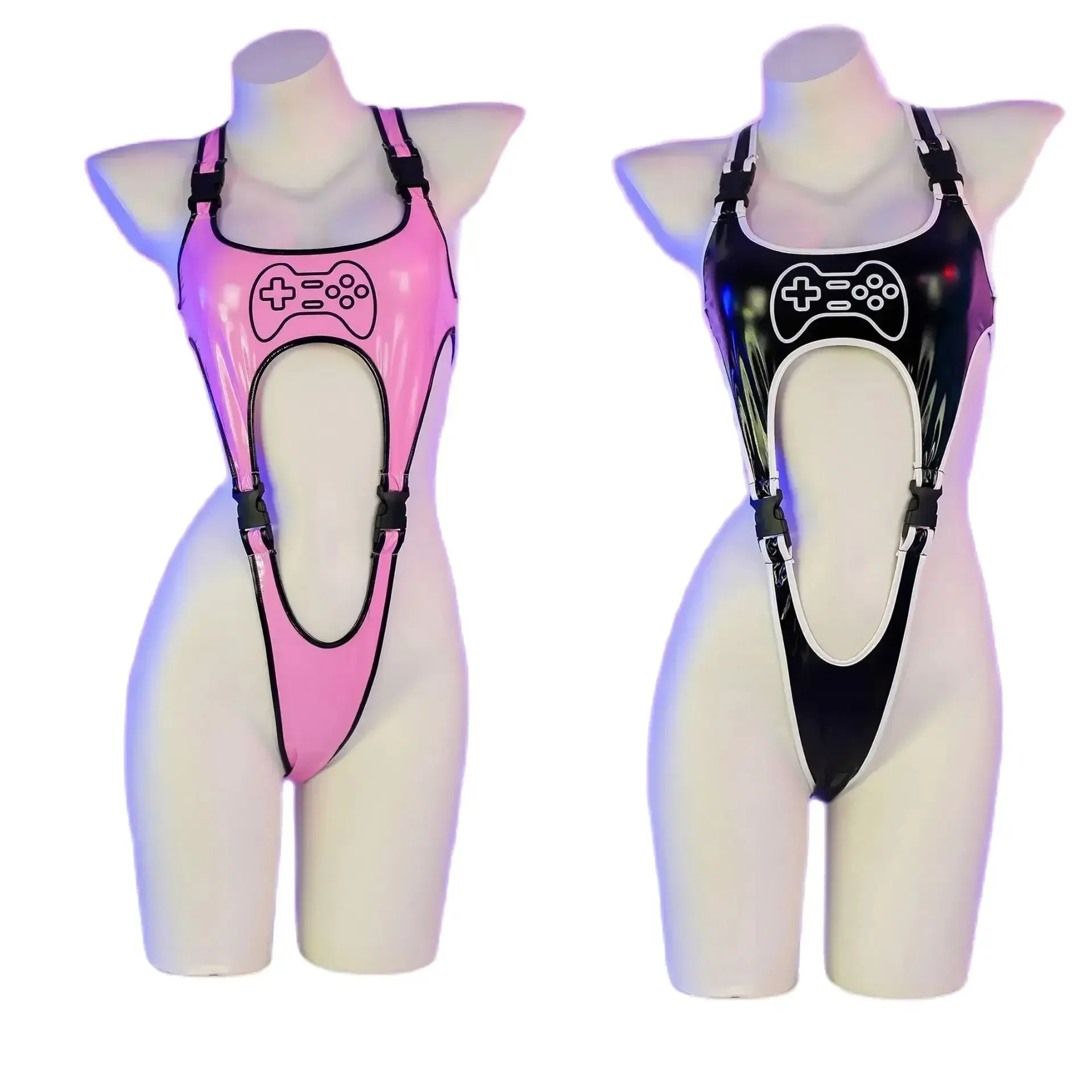 Anime Cartoon Game Controller Print Remote Control Cosplay Bodysuit Punk PU Leather Cyberpunk Cosplay Buckle Pajamas Outfits Cos
Anime Cartoon Game Controller Print Remote Control Cosplay Bodysuit Punk PU Leather Cyberpunk Cosplay Buckle Pajamas Outfits Cos