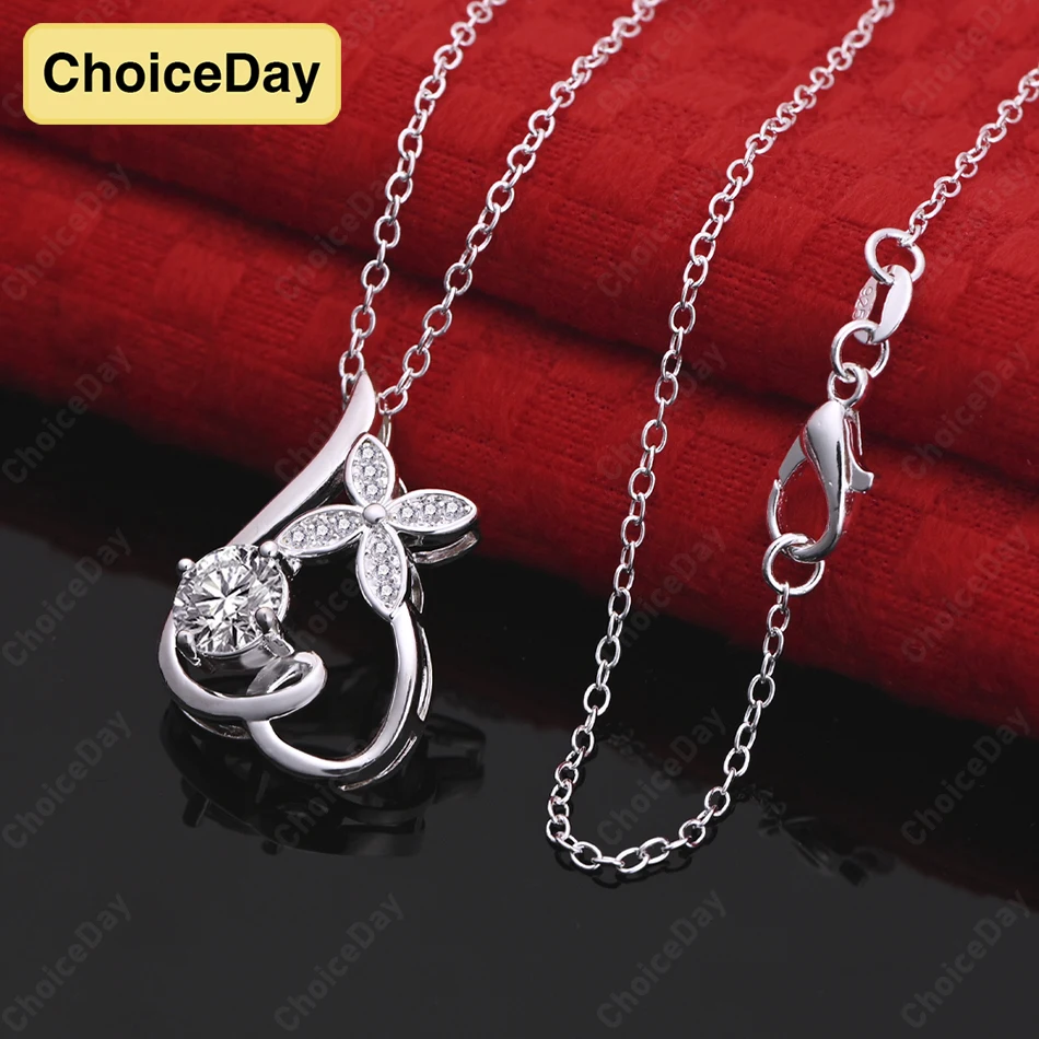 ChoiceDay 925 Sterling Silver Exquisite Heart-Shaped Zircon Pendant Necklace Fashion Wedding Accessories Jewelry Gift
ChoiceDay 925 Sterling Silver Exquisite Heart-Shaped Zircon Pendant Necklace Fashion Wedding Accessories Jewelry Gift
