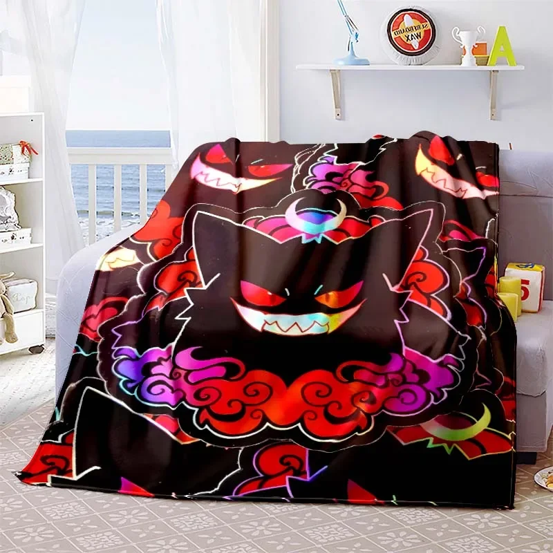 Cute Cartoon Gengar Room Warm Blanket Comfortable Soft Portable Travel Picnic Blanket Gift for Family or Friends
Cute Cartoon Gengar Room Warm Blanket Comfortable Soft Portable Travel Picnic Blanket Gift for Family or Friends