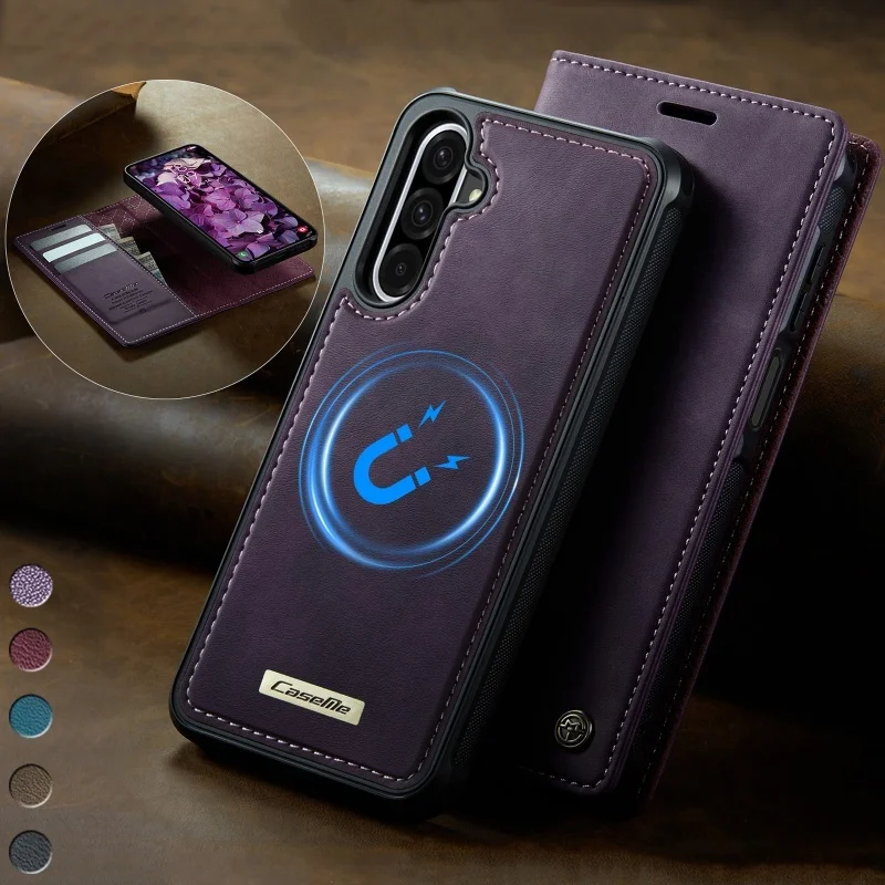 Magnetic Leather Wallet Phone Case for Samsung Galaxy A57 A17 A56 A16 A55 A35 A15 A54 A14 A53 A13 A52 A52S 2 In 1 Card Cover Bag
Magnetic Leather Wallet Phone Case for Samsung Galaxy A57 A17 A56 A16 A55 A35 A15 A54 A14 A53 A13 A52 A52S 2 In 1 Card Cover Bag