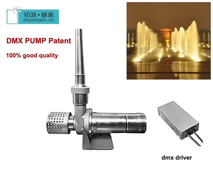 Популярный простой в установке программируемый полный набор с переменной скоростью для бассейна, пруда, музыкальный фонтан DMX, танцевальный водный фонтан
Популярный простой в установке программируемый полный набор с переменной скоростью для бассейна, пруда, музыкальный фонтан DMX, танцевальный водный фонтан