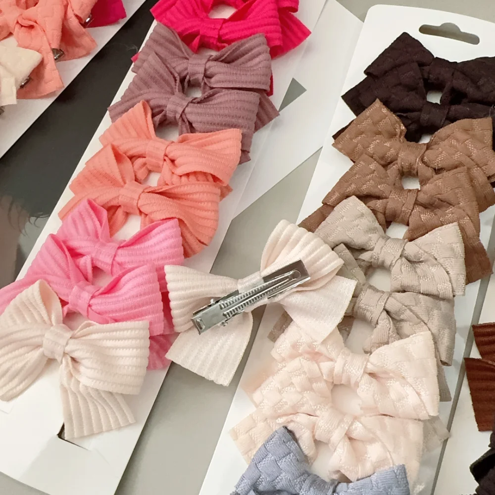 10Pcs Handmade Ribbon Bowknot Hair Clips For Kids Baby Girls Durable Lovely Hair Accessories
10Pcs Handmade Ribbon Bowknot Hair Clips For Kids Baby Girls Durable Lovely Hair Accessories