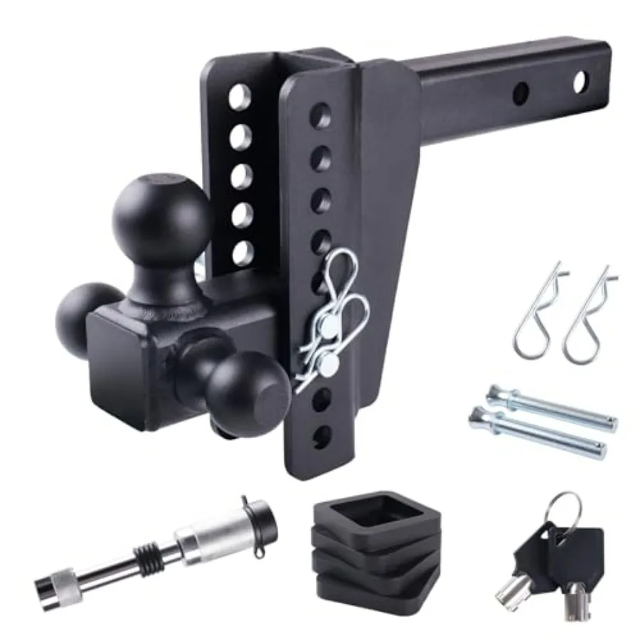 Регулируемое прицепное устройство Tri-Ball с регулировкой высоты 8/18 дюймов, грузоподъемность 500 фунтов (GTW), подходит для 2 прицепов, с противоугонными фиксаторами, сверхмощное прицепное устройство для грузовиков
Регулируемое прицепное устройство Tri-Ball с регулировкой высоты 8/18 дюймов, грузоподъемность 500 фунтов (GTW), подходит для 2 прицепов, с противоугонными фиксаторами, сверхмощное прицепное устройство для грузовиков