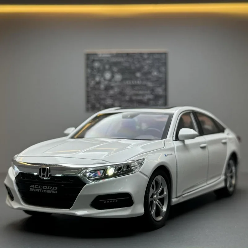 Honda Accord Diecast Alloy Sedan Car Model 6 Openable Parts Sound Light Pull Back Function for Car Collectors Hobby Display
Honda Accord Diecast Alloy Sedan Car Model 6 Openable Parts Sound Light Pull Back Function for Car Collectors Hobby Display