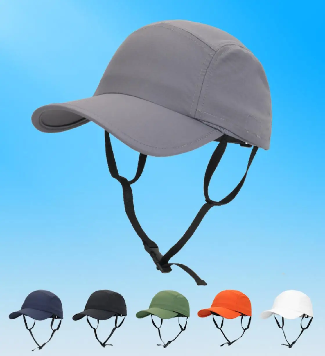 Men's summer sports cycling baseball cap, sun protection multi-functional sunshade cap, solid color windproof casual fishing cap
Men's summer sports cycling baseball cap, sun protection multi-functional sunshade cap, solid color windproof casual fishing cap