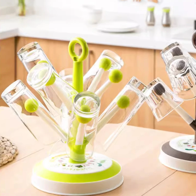 Candy Tree Multi-purpose Water Cup Holder Plastic Household Office Creative Drain Milk Bottle Cup Storage Rack Non-slip Bottom
Candy Tree Multi-purpose Water Cup Holder Plastic Household Office Creative Drain Milk Bottle Cup Storage Rack Non-slip Bottom