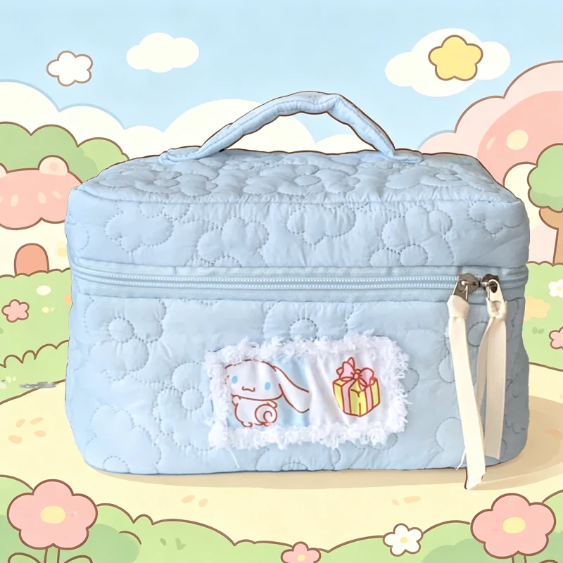 My Melody Makeup Bag Cosmetic Bag Cinnamoroll Storage Student Portable Kawaii Large Capacity Clutch Bags for Woman
My Melody Makeup Bag Cosmetic Bag Cinnamoroll Storage Student Portable Kawaii Large Capacity Clutch Bags for Woman