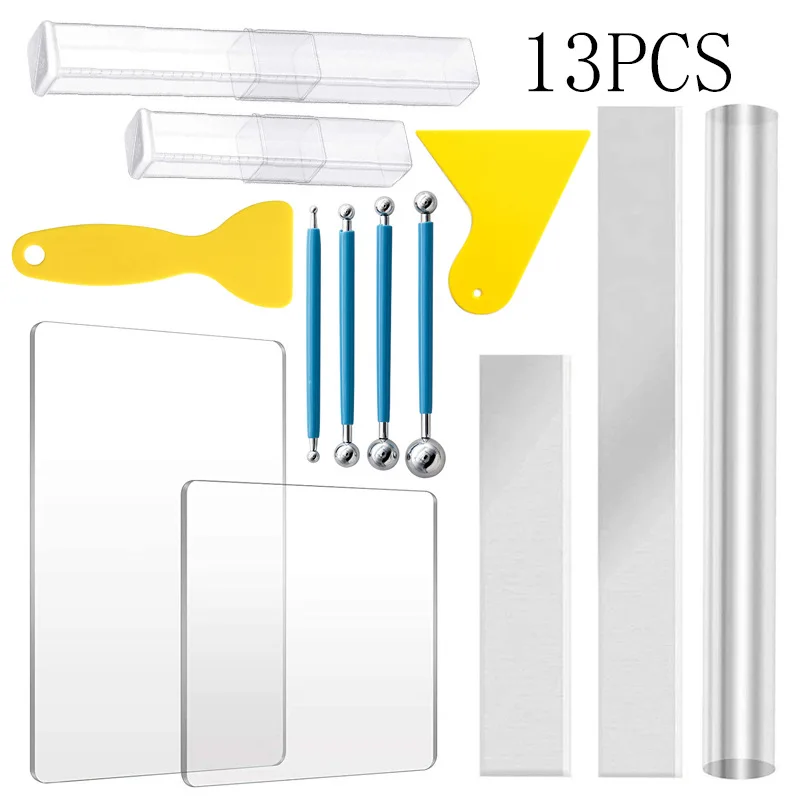 13-Piece Set Stone Plastic Clay Engraving Blade Transparent Acrylic Hollow Rod Press Washboard
13-Piece Set Stone Plastic Clay Engraving Blade Transparent Acrylic Hollow Rod Press Washboard