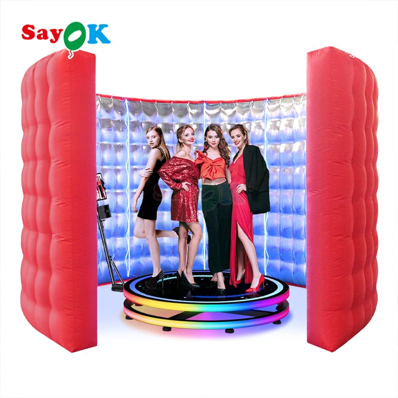 Sayok Portable Inflatable 360 photo Booth Wall Inflatable Photo Booth Fence Outdoor Wedding Party
Sayok Portable Inflatable 360 photo Booth Wall Inflatable Photo Booth Fence Outdoor Wedding Party