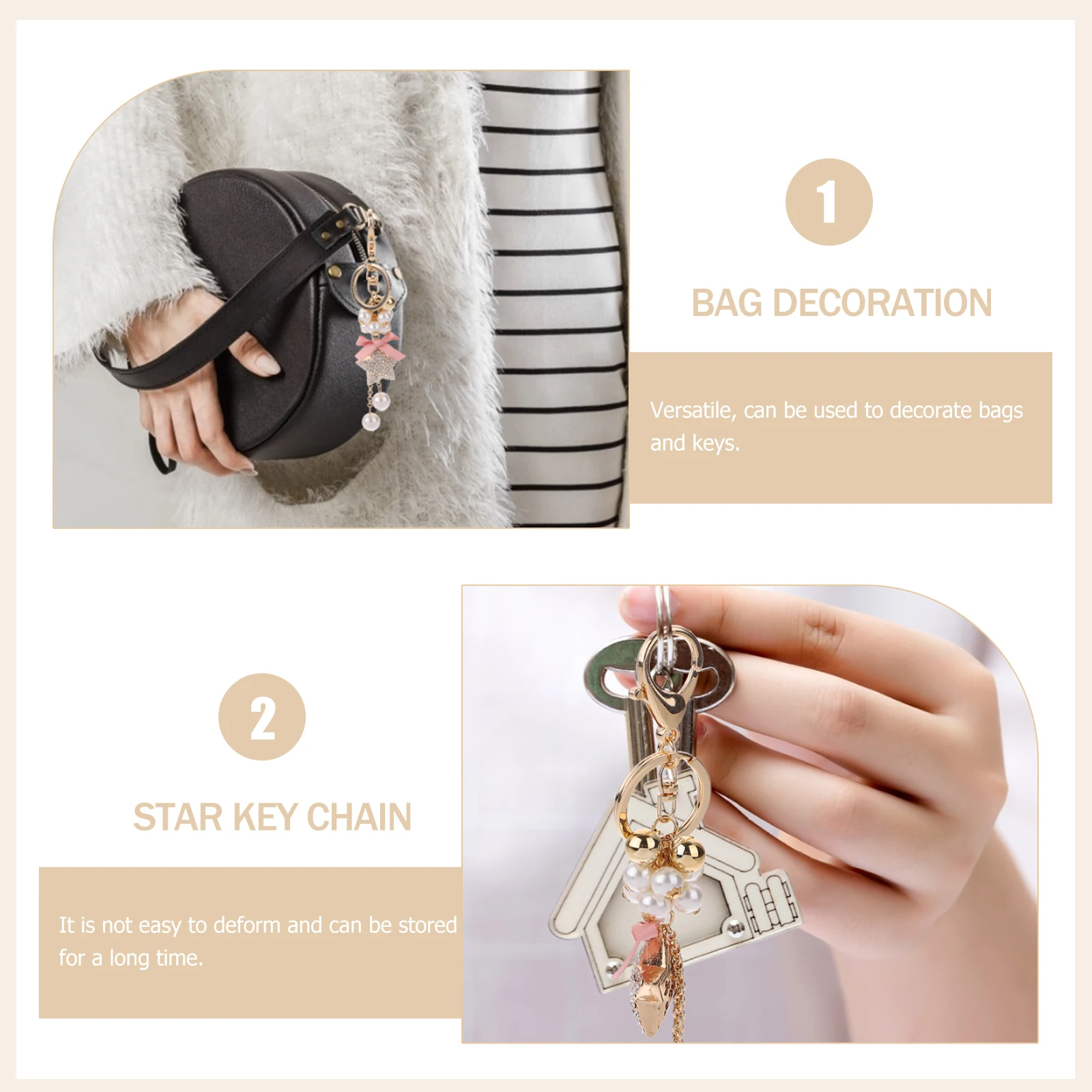 Rhinestone Star Keychain Decorative Zinc Alloy Bag Pendants Multipurpose Hanging Accessories Delicate Butterfly Bow
Rhinestone Star Keychain Decorative Zinc Alloy Bag Pendants Multipurpose Hanging Accessories Delicate Butterfly Bow