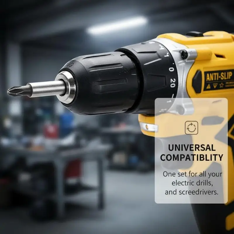 10PCS Magnetic Screwdriver Drill Bit Set High Hardness Strong Magnetism Durable for Electrician Workshop Repair
10PCS Magnetic Screwdriver Drill Bit Set High Hardness Strong Magnetism Durable for Electrician Workshop Repair