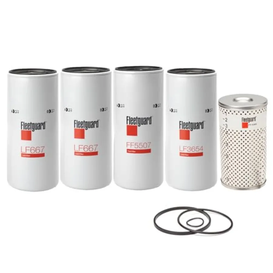 Комплект масляного фильтра LF667 LF3654 FF5507 FF5369, совместимый с некоторыми моделями Volvo для эффективного обслуживания двигателя и LongT 
Комплект масляного фильтра LF667 LF3654 FF5507 FF5369, совместимый с некоторыми моделями Volvo для эффективного обслуживания двигателя и LongT