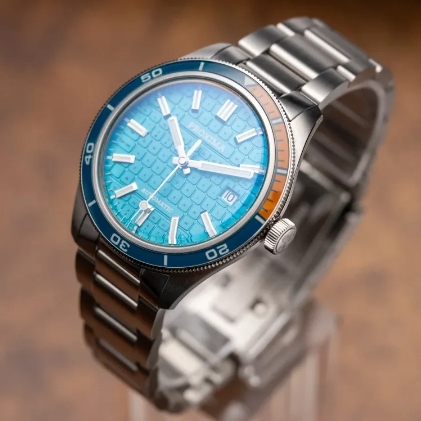 Мужские дайверские часы Proxima, 39 мм, автоматические механические наручные часы, 20 АТМ, водонепроницаемые, со светящимся сапфиром, керамический безель, циферблат с клавиатурой
Мужские дайверские часы Proxima, 39 мм, автоматические механические наручные часы, 20 АТМ, водонепроницаемые, со светящимся сапфиром, керамический безель, циферблат с клавиатурой