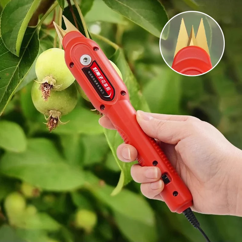 Electric Pruning Shears New Fruit Tree Thinning Flower Sparse Fruit Specialized Pruning Scissors Portable Flower Fruits Shears
Electric Pruning Shears New Fruit Tree Thinning Flower Sparse Fruit Specialized Pruning Scissors Portable Flower Fruits Shears