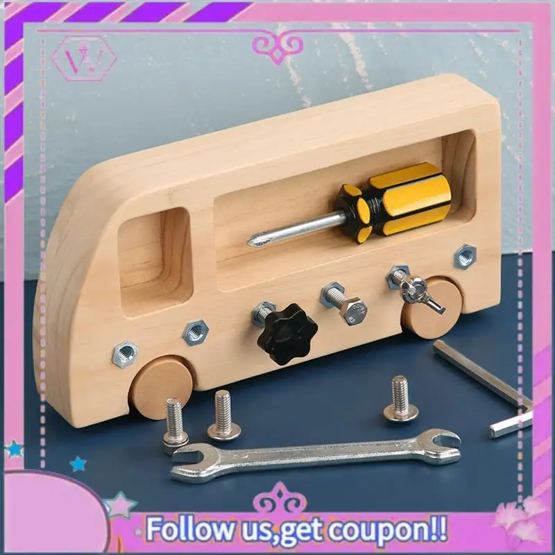 Upgraded Teaching Aid Busy Bus Toy Hand-Eye Coordination Training In Early Education Working Table Screw
Upgraded Teaching Aid Busy Bus Toy Hand-Eye Coordination Training In Early Education Working Table Screw
