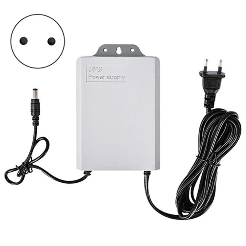12V-2A Uninterruptible Power Supply For Wifi Modem Router Security Camera Mini UPS Battery Backup Protector( 5400Mah) EU Plug
12V-2A Uninterruptible Power Supply For Wifi Modem Router Security Camera Mini UPS Battery Backup Protector( 5400Mah) EU Plug