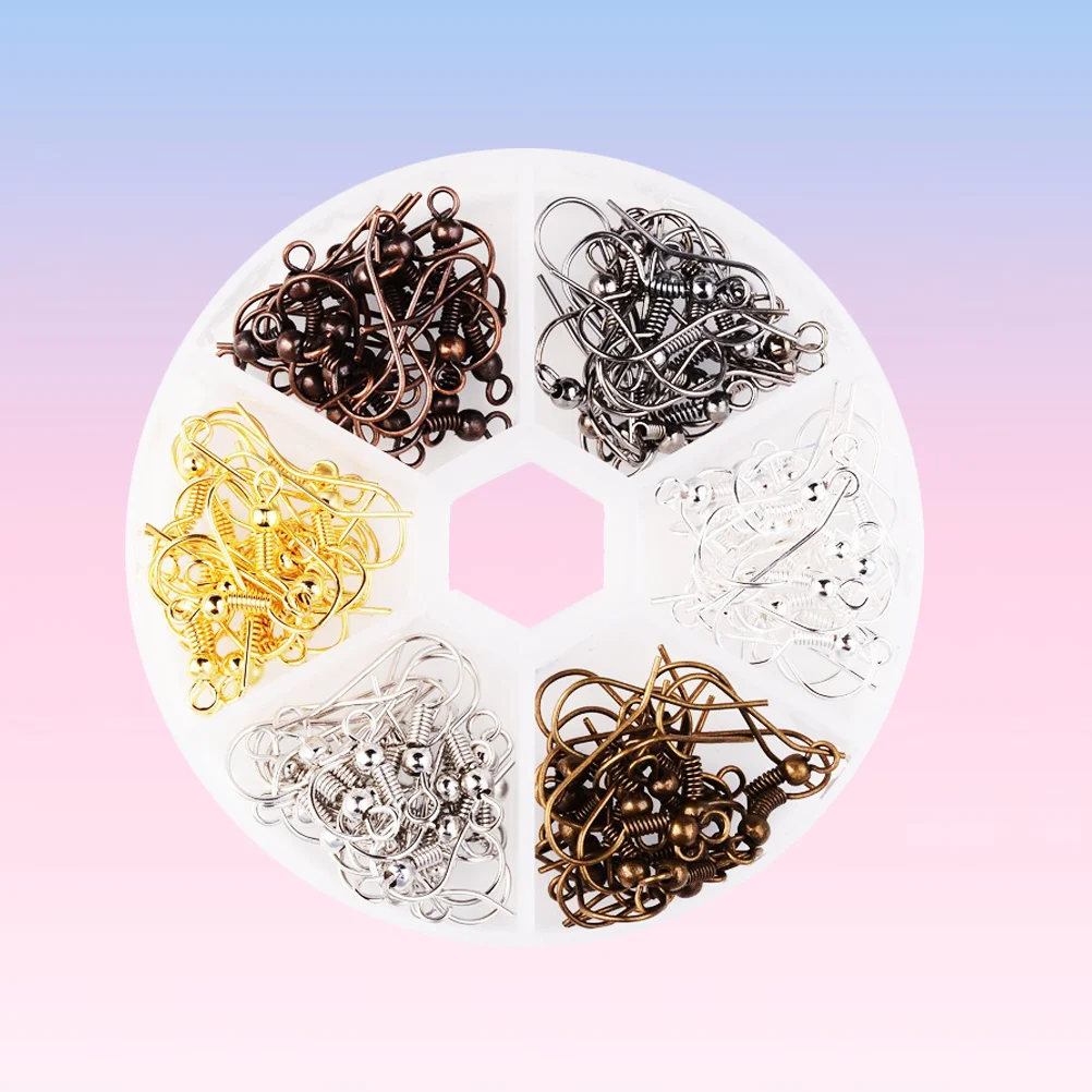 120Pcs Copper Ear Hooks DIY Handmade Jewelry Materials Hypoallergenic No Fade Convenient Operation Earring Accessories
120Pcs Copper Ear Hooks DIY Handmade Jewelry Materials Hypoallergenic No Fade Convenient Operation Earring Accessories