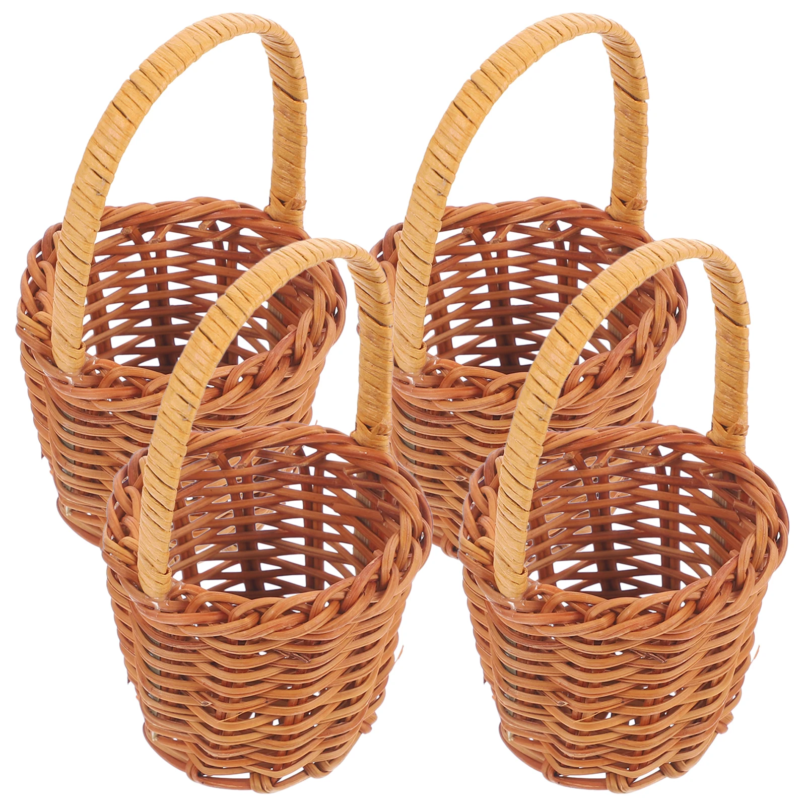 4 Pcs Mini Woven Baskets 5x4cm Natural Rattan Tiny Storage Baskets Home Decor Photo Prop Small Basket Set Dollhouse Floral
4 Pcs Mini Woven Baskets 5x4cm Natural Rattan Tiny Storage Baskets Home Decor Photo Prop Small Basket Set Dollhouse Floral
