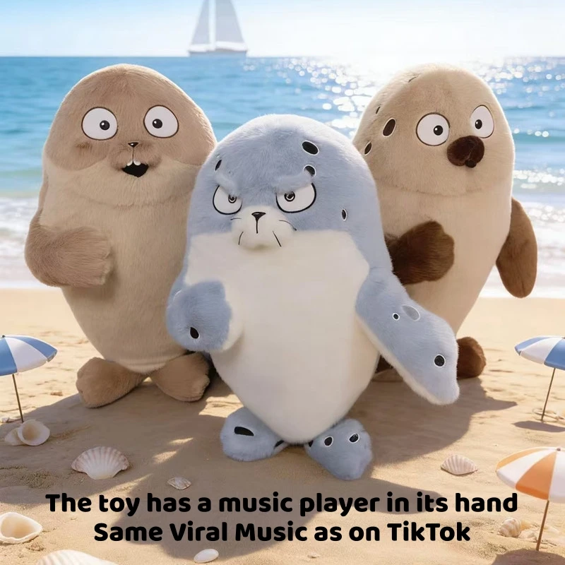 Seal Plush Toy Soft Pillow Popular trends Stuffed Marine Life Sea Otter Soft Doll Simulation Seal Cushion Xmas Birthday Gift
Seal Plush Toy Soft Pillow Popular trends Stuffed Marine Life Sea Otter Soft Doll Simulation Seal Cushion Xmas Birthday Gift