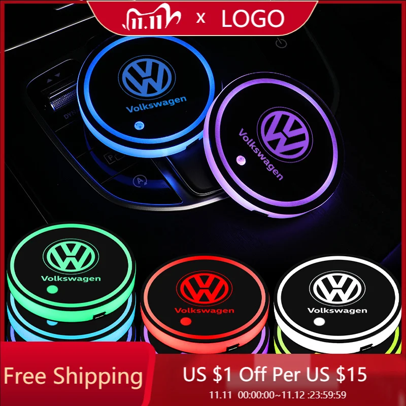 2pcs LED Luminous Car Water Cup Holder Coaster Lamp For Volkswagen VW R Polo Passat Rline Golf 4 5 6 Tiguan Jetta GTI ID.3
2pcs LED Luminous Car Water Cup Holder Coaster Lamp For Volkswagen VW R Polo Passat Rline Golf 4 5 6 Tiguan Jetta GTI ID.3