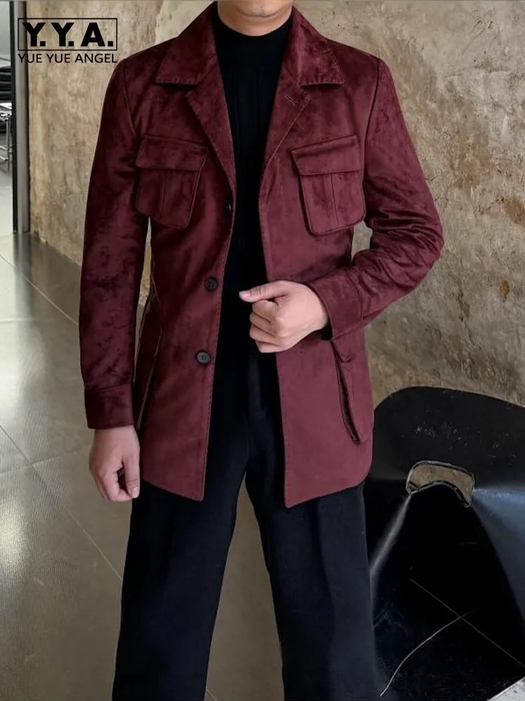 Осень-зима, мужская приталенная куртка с несколькими карманами, костюм с воротником, охотничьи пальто, однобортные пояса, повседневная верхняя одежда в стиле ретро, горячая распродажа
Осень-зима, мужская приталенная куртка с несколькими карманами, костюм с воротником, охотничьи пальто, однобортные пояса, повседневная верхняя одежда в стиле ретро, горячая распродажа