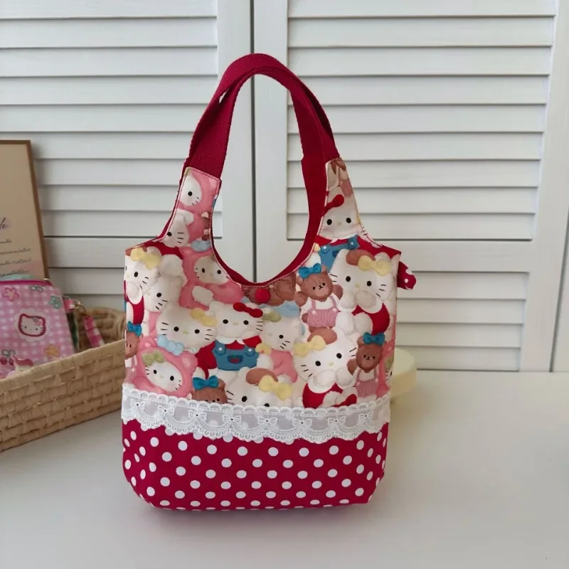 Girly Heart Kawaii Sanrio Anime Hello Kitty Canvas Bags Cute Cartoon Ins Fashion Storage Handbag Lovely Gifts for Girls
Girly Heart Kawaii Sanrio Anime Hello Kitty Canvas Bags Cute Cartoon Ins Fashion Storage Handbag Lovely Gifts for Girls