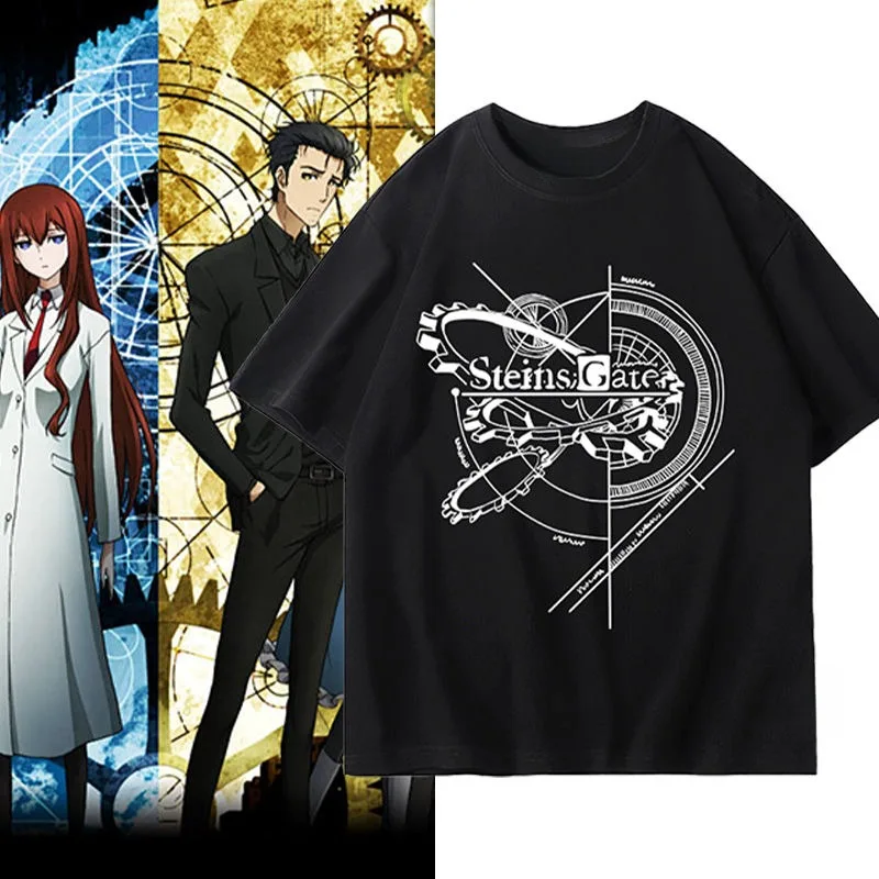 Новая футболка с 3D принтом Steins Gate, летняя модная футболка с круглым вырезом и коротким рукавом, японское аниме, уличная одежда, одежда в стиле аниме
Новая футболка с 3D принтом Steins Gate, летняя модная футболка с круглым вырезом и коротким рукавом, японское аниме, уличная одежда, одежда в стиле аниме