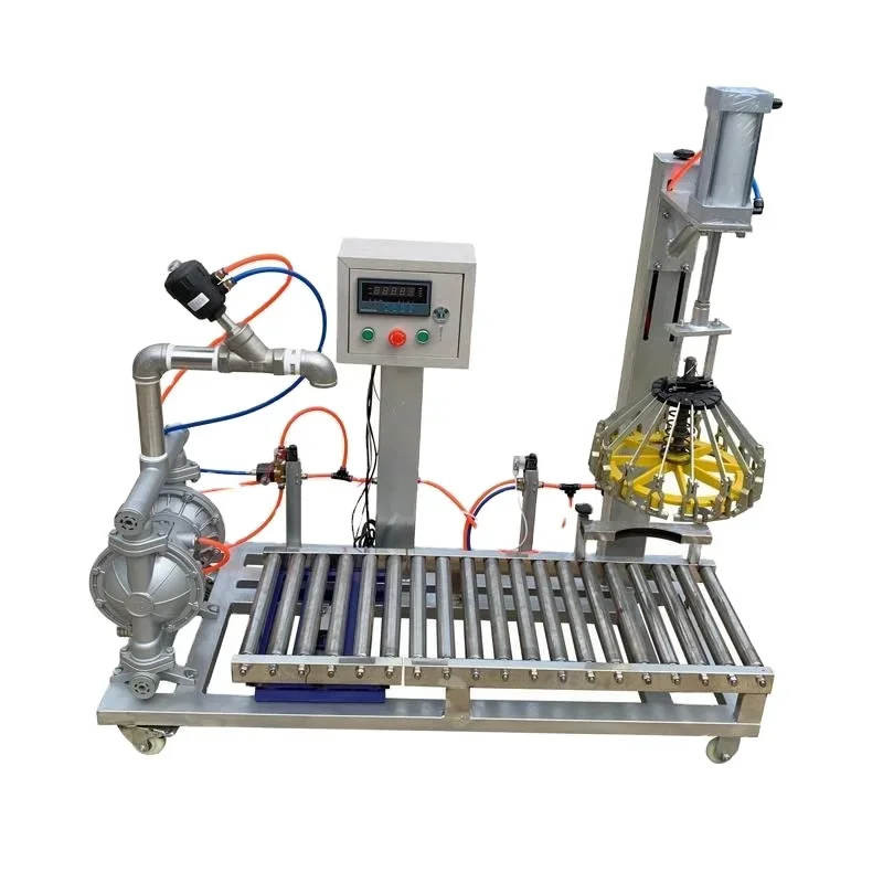 Automatic Water-Based Liquid Paint Filling Sealing Machine for Painting Coating With Drum Liter Filtration Pump Core Components
Automatic Water-Based Liquid Paint Filling Sealing Machine for Painting Coating With Drum Liter Filtration Pump Core Components