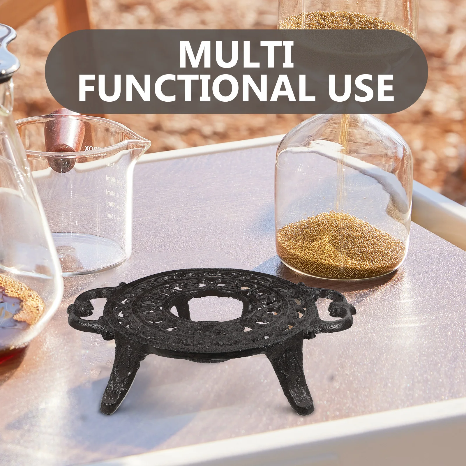 Cast Iron Triple Stand Heavy Duty Warm Coasters For Drinks Tea Coffee Milk Pot Base Single Burner Hot Plate Stove Portable
Cast Iron Triple Stand Heavy Duty Warm Coasters For Drinks Tea Coffee Milk Pot Base Single Burner Hot Plate Stove Portable