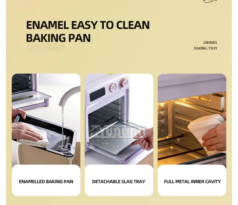 Large Capacity Toaster Oven Air Fryer Forno Household Multi-functional Intelligent Kitchen Appliances Freidora De Aire
Large Capacity Toaster Oven Air Fryer Forno Household Multi-functional Intelligent Kitchen Appliances Freidora De Aire