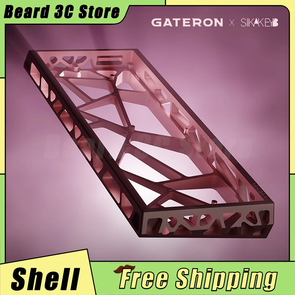 SIKAKEYB GATERON Sakura Hollow Out Keyboard Shell CNC Aluminium Alloy Keyboard Shell for GH60 Gaming Keyboard Accessories
SIKAKEYB GATERON Sakura Hollow Out Keyboard Shell CNC Aluminium Alloy Keyboard Shell for GH60 Gaming Keyboard Accessories