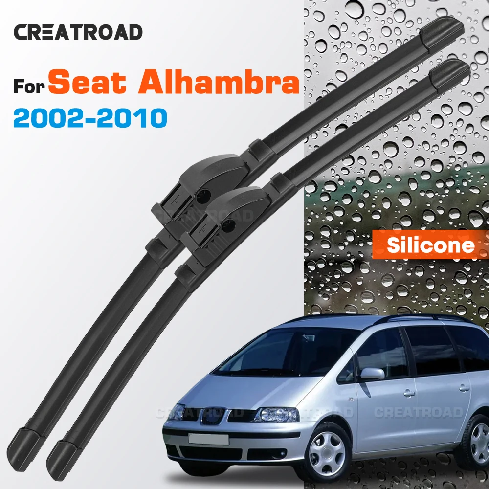 Silicone Wiper Blades Fit For Seat Alhambra MK1 2002-2010 Coated Silent HD Wear-Resistant Car Windshield Wipers 28"+28"
Silicone Wiper Blades Fit For Seat Alhambra MK1 2002-2010 Coated Silent HD Wear-Resistant Car Windshield Wipers 28"+28"
